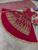 GF-6 Lehnga - Magenta Colour - Image 2