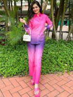 Printed cotton Shirt with Pant