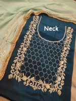 Natural crepe allover suit 555000036