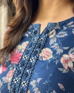 Beautiful Cotton Kurtis pant with Malmal duptta - 555000040 - Image 7