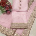 Tabby silk all over  Chinon 4 side dupatta 555000045