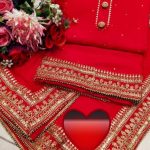 Tabby silk all over  Chinon 4 side dupatta 555000043